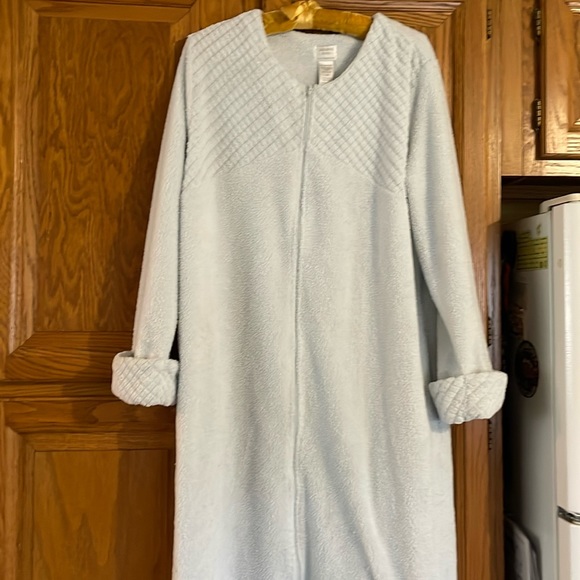 JASMINE ROSE intimates light blue long robe Large - Picture 1 of 11